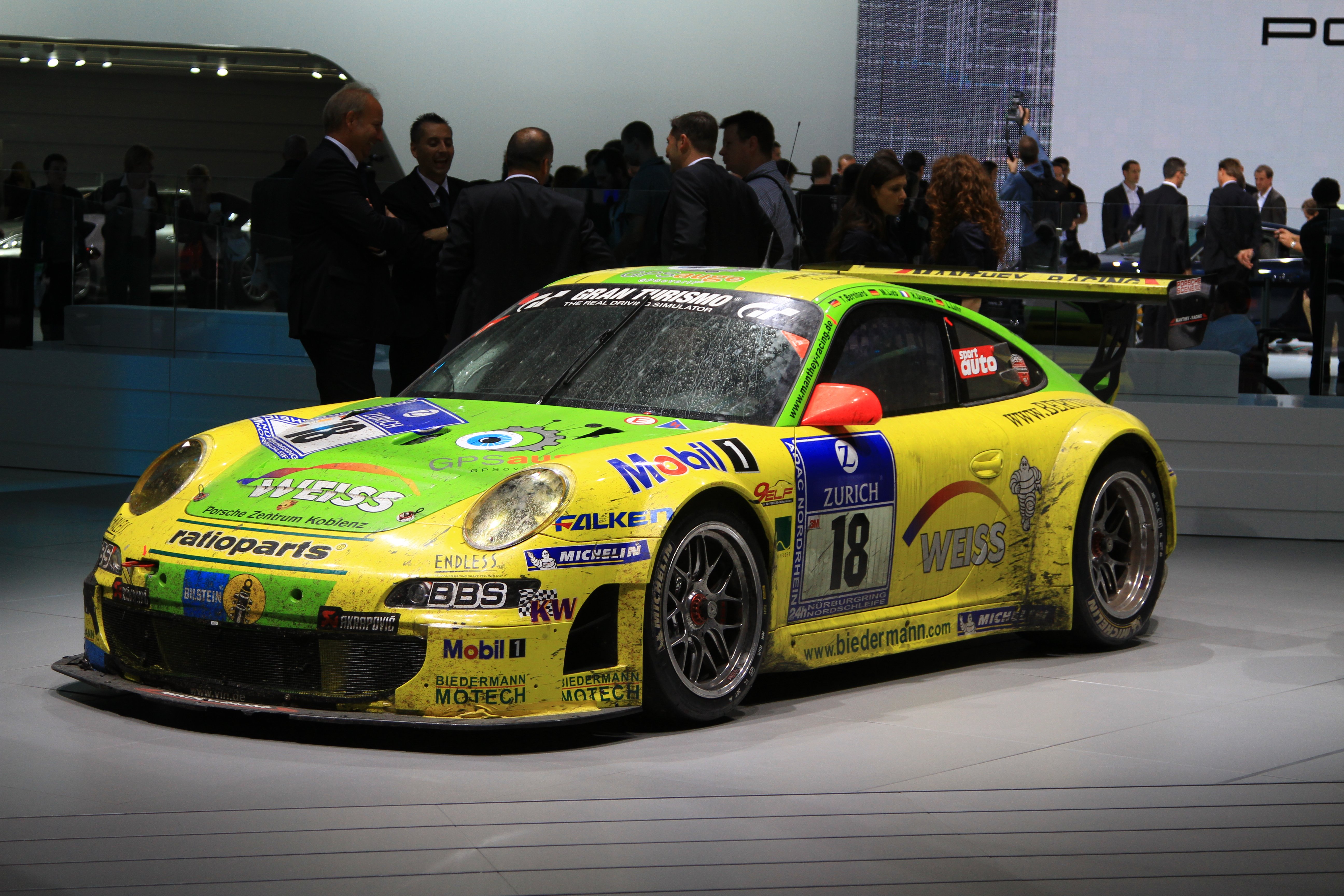 Porsche 911 GT3 RSR racing livery